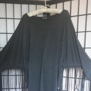 OAK Dress, Gray w/fringe